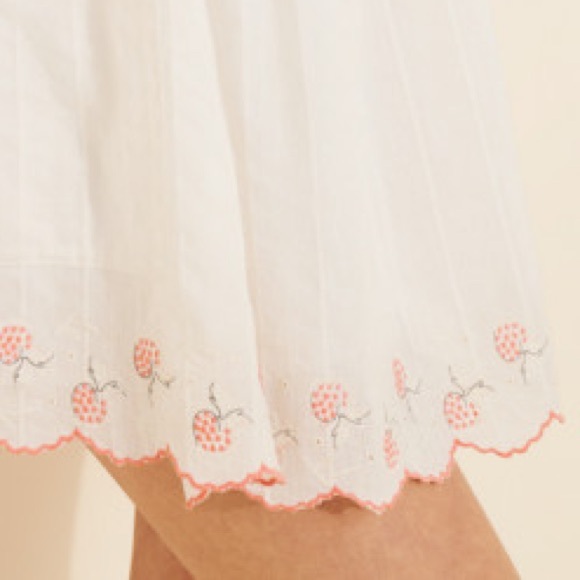 FREE PEOPLE Latecia Embroidered Tunic Dress NWT Ivory - Picture 3 of 13